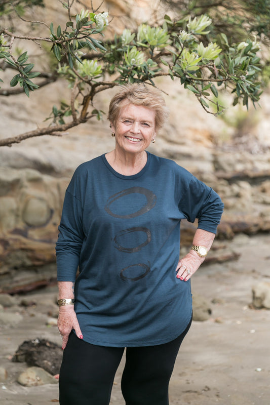 Drop Shoulder Bell Shaped Top