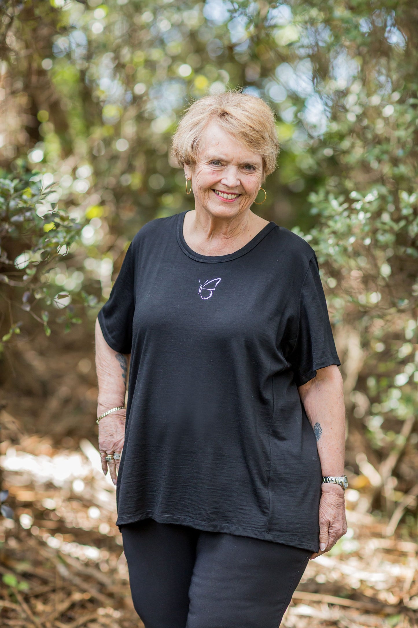 Pleat Back Top