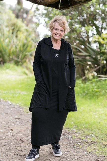 Hooded Coat with Pockets
