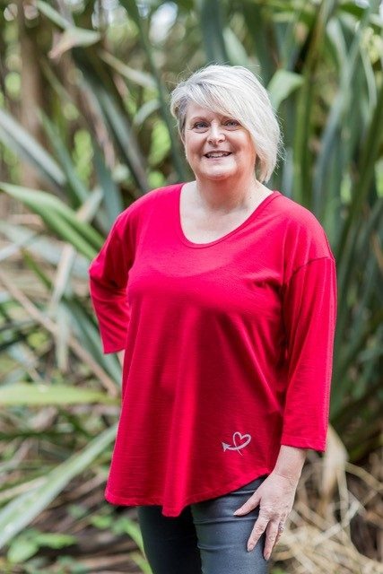 Scoop Neck 3/4 Sleeve Merino Top