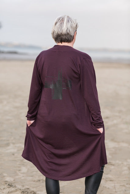 Edge to Edge Flared Coat